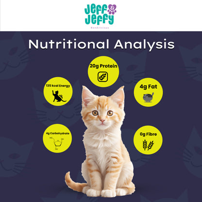 Sardine and Chicken Power Cubes; Freeze-Dried Cat Treats – High-Protein Energy Boost for Active Cats, All Natural & Suitable for Cats of All Ages