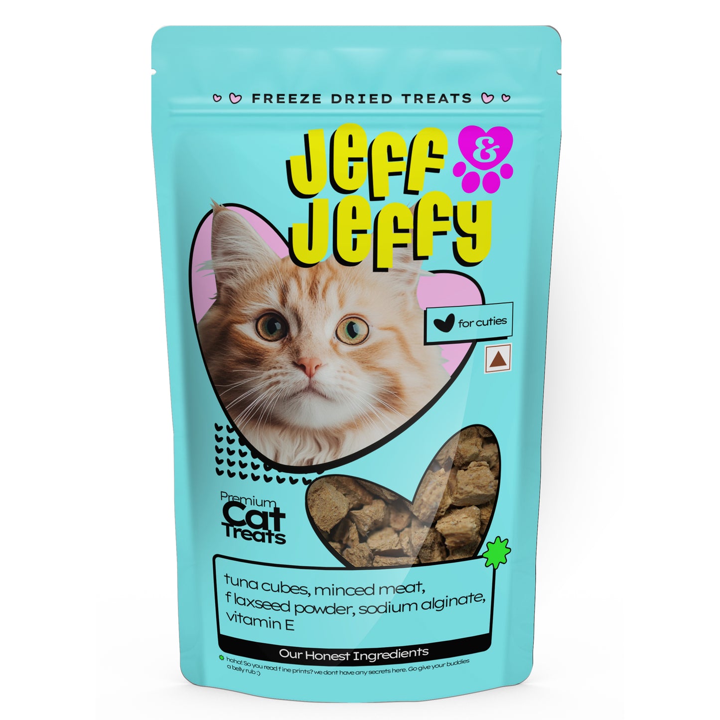 Tuna Bites Freeze-Dried Cat Treats – Made with Real Tuna Fish Meat, All Natural & Suitable for Cats of All Ages