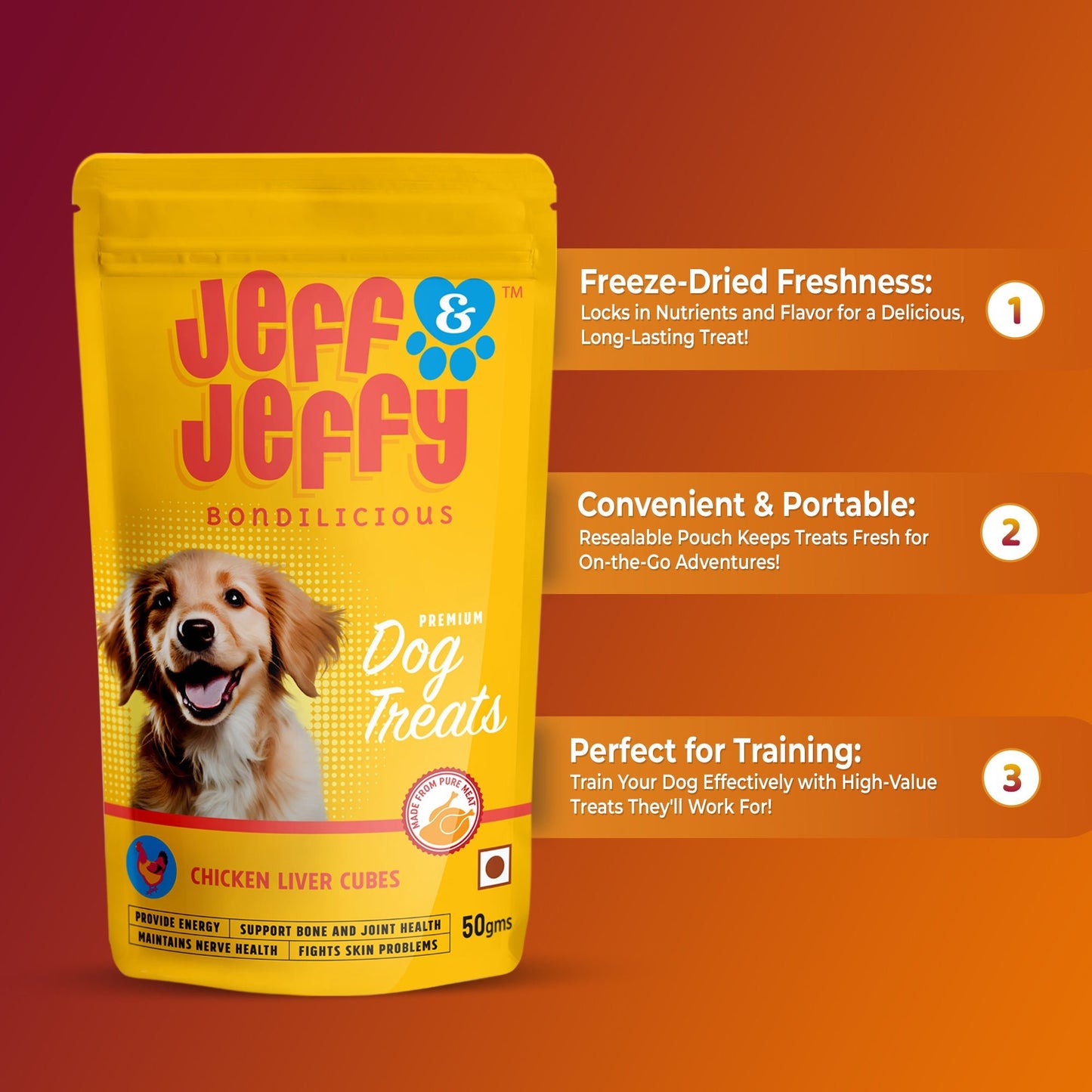 Chicken Liver Treats - Jeff & Jeffy