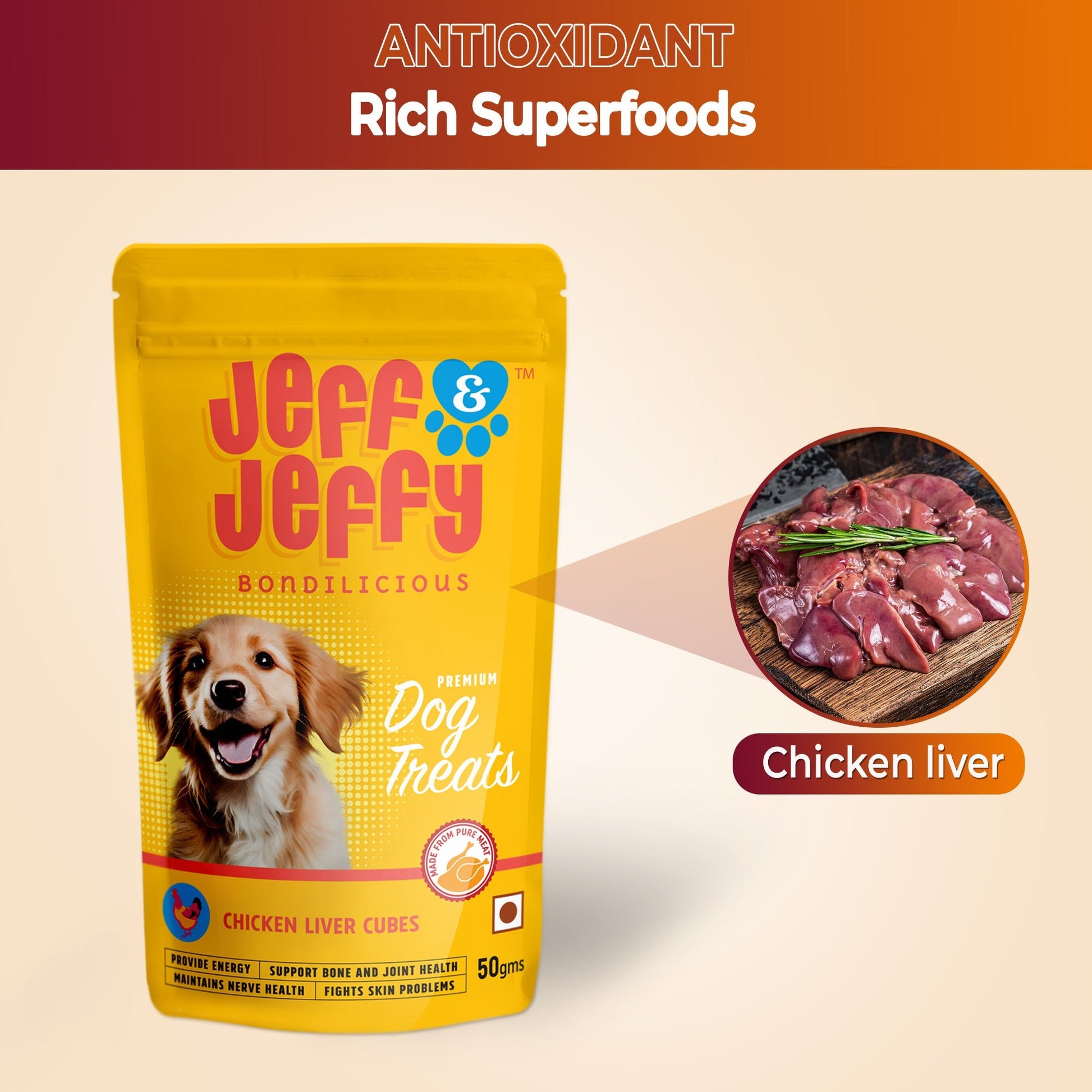 Chicken Liver Treats - Jeff & Jeffy