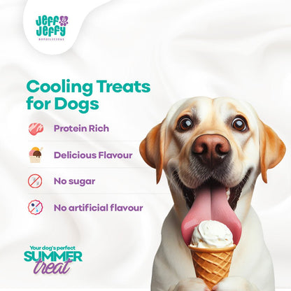 Freeze Dried Ice Cream for Dogs - Jeff & Jeffy