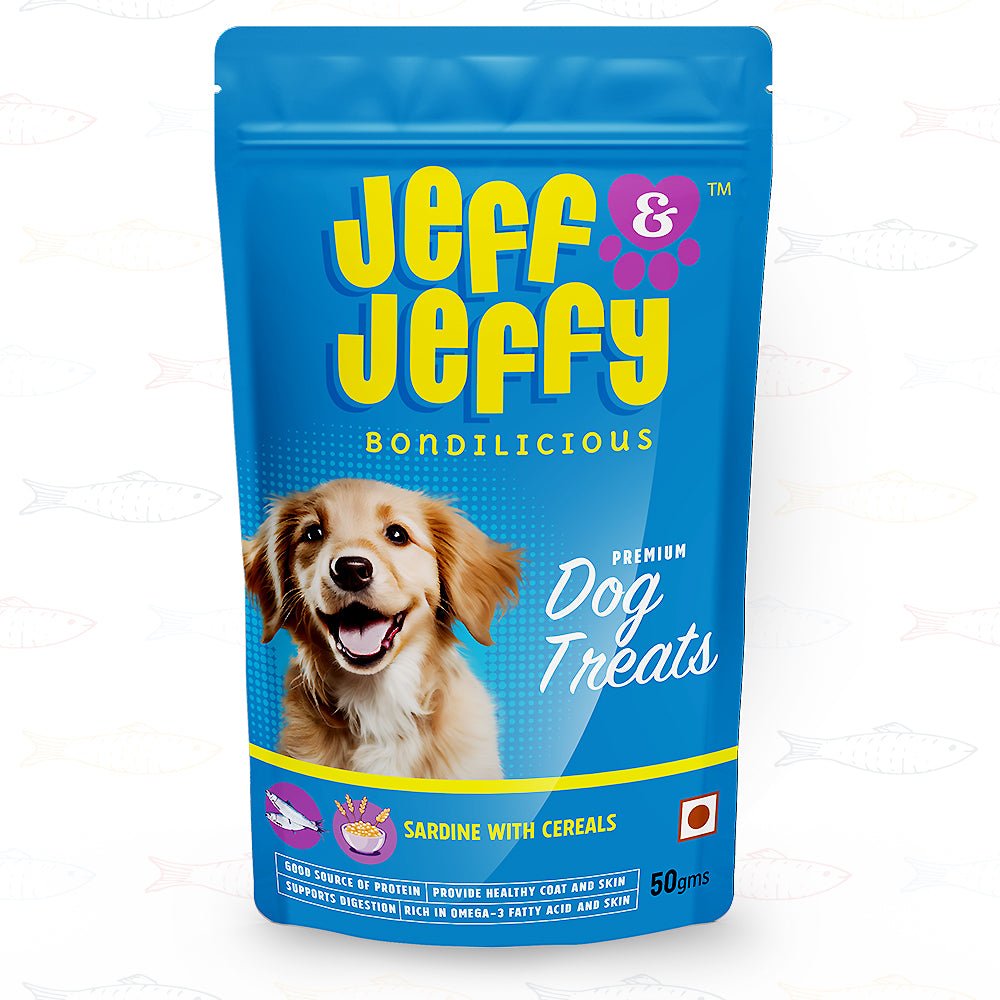 Sardine With Cereals : Protein Powered Treat for Poultry Sensitive Dogs - Jeff & Jeffy